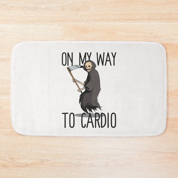 Item preview, ON MY WAY TO CARDIO designed and sold by KDM-Designs.