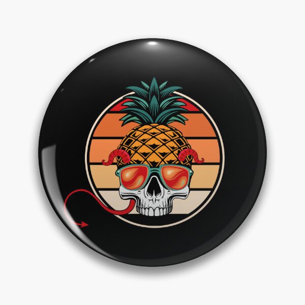 Item preview, Pineapple Skull Halloween Funny Pineapple Lover designed and sold by Teapot-art.