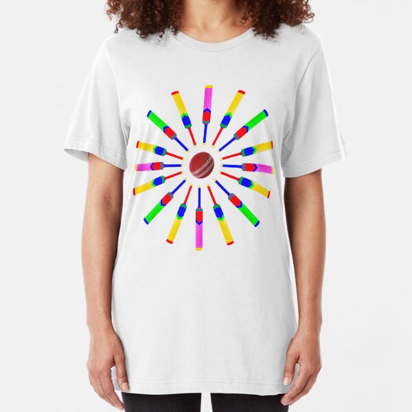 Sport of Cricket design 2 Slim Fit T-Shirt
