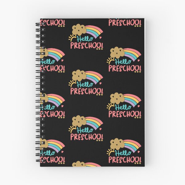 Item preview, Hello Preschool Heart Teacher Student Back To School designed and sold by ZimbomDesigner.