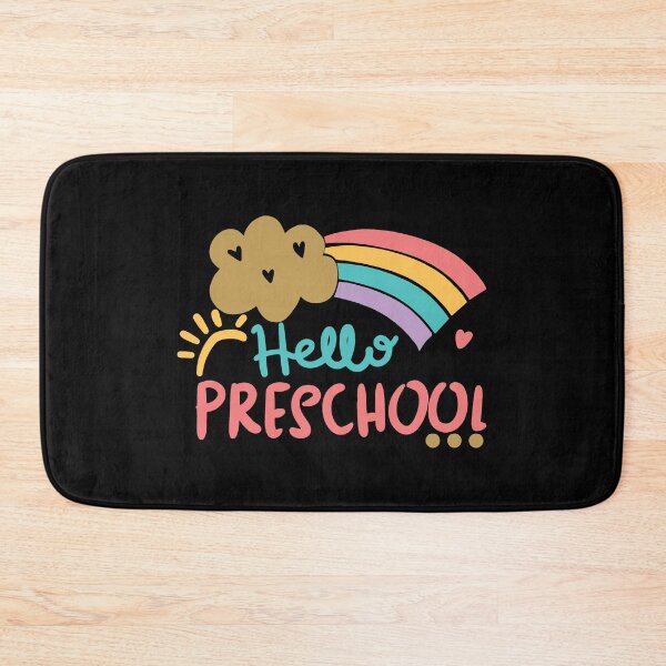Item preview, Hello Preschool Heart Teacher Student Back To School designed and sold by ZimbomDesigner.