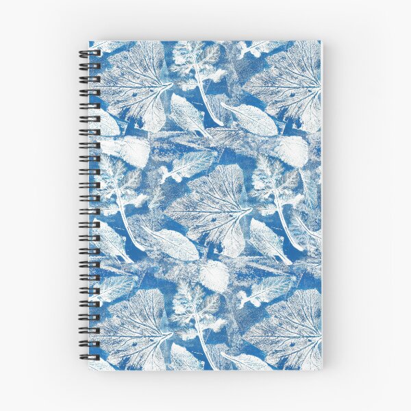 Item preview, Botanical Blue White Monoprint designed and sold by pear-la.