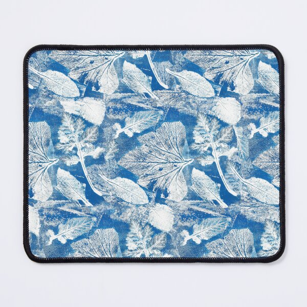 Item preview, Botanical Blue White Monoprint designed and sold by pear-la.