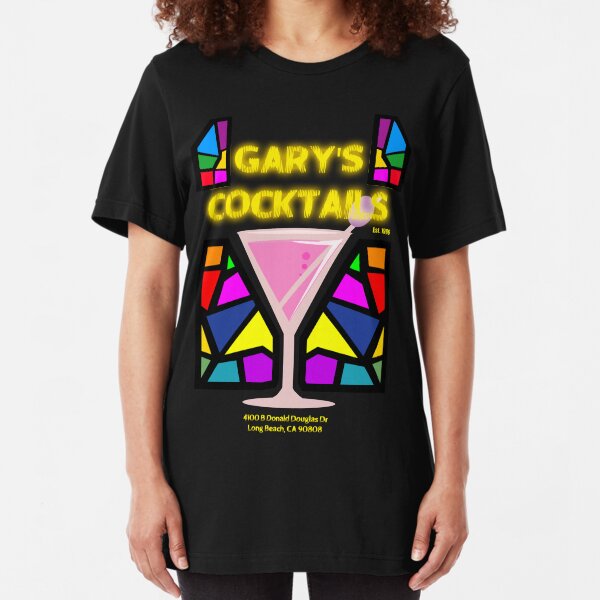 Gary's Cocktails Slim Fit T-Shirt