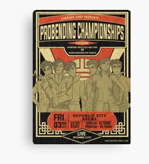 Probending Poster Canvas Print