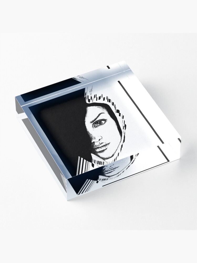 Alternate view of Look at me Acrylic Block