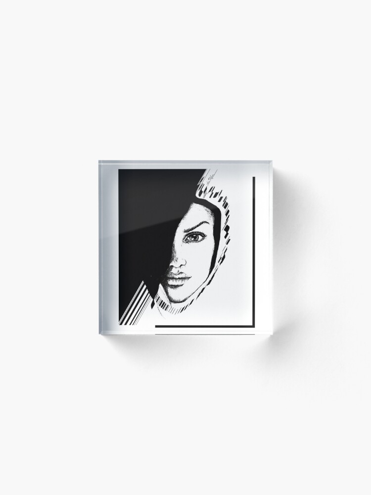 Alternate view of Look at me Acrylic Block