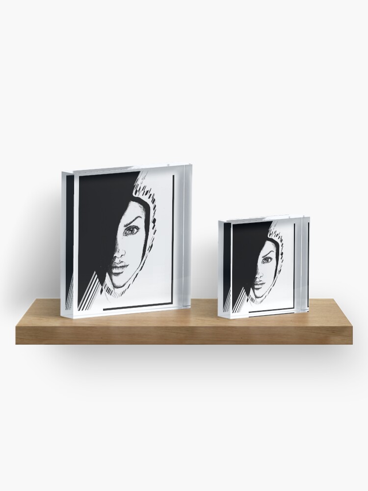 Alternate view of Look at me Acrylic Block