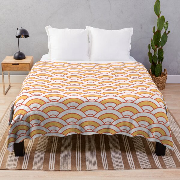 Item preview, No.54  Burnt Orange Ocean Wave Pattern  designed and sold by MiniFlakey.