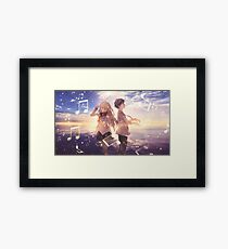 Shigatsu wa kimi no uso Framed Print