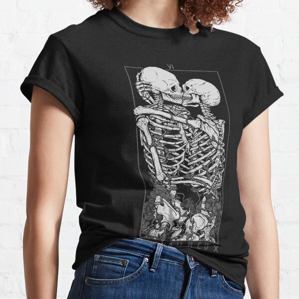 Grateful Dead USA Spiral Skeletons Navy T-Shirt