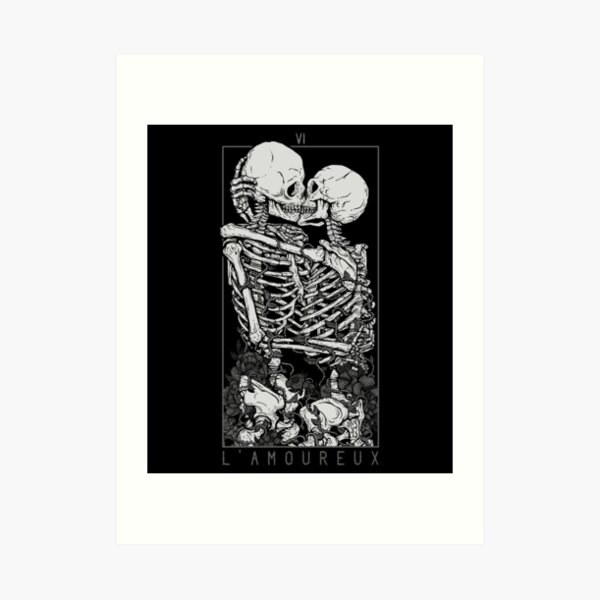 Los amantes Lámina artística