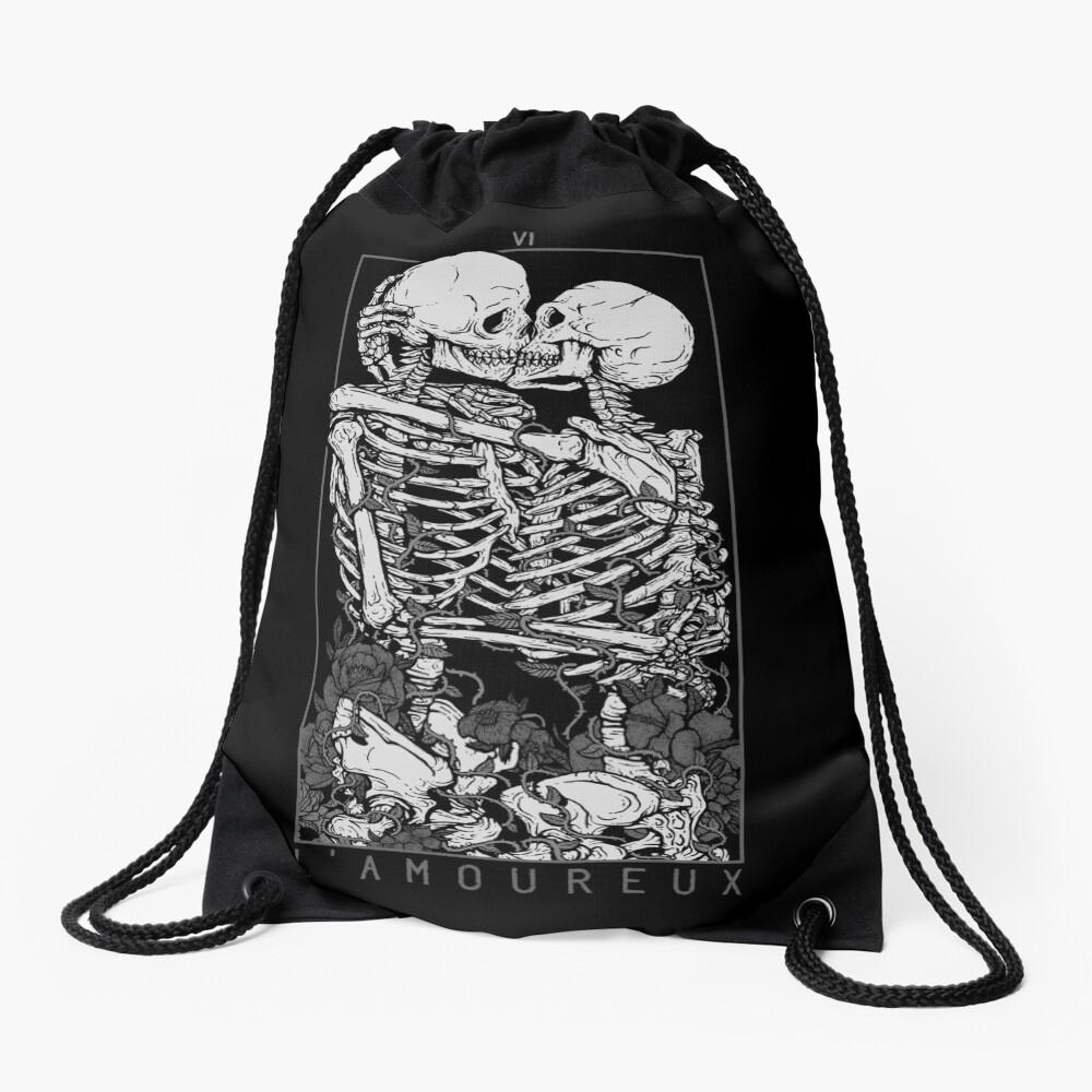 The Lovers Drawstring Bag