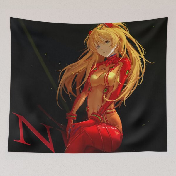 Item preview, Asuka Langley Soryu Neon Genesis Evangelion Drawing designed and sold by antioneart.