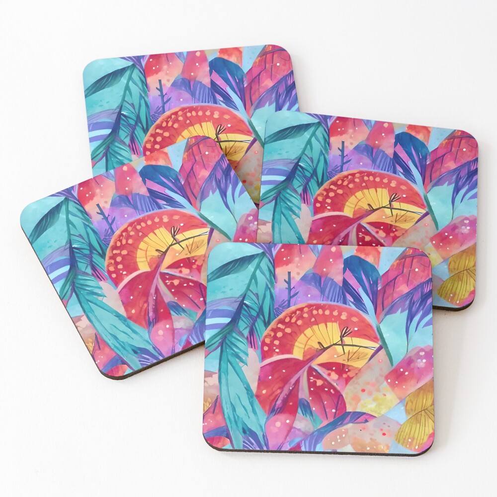 Item preview, Coasters (Set of 4) designed and sold by PinterPattern.