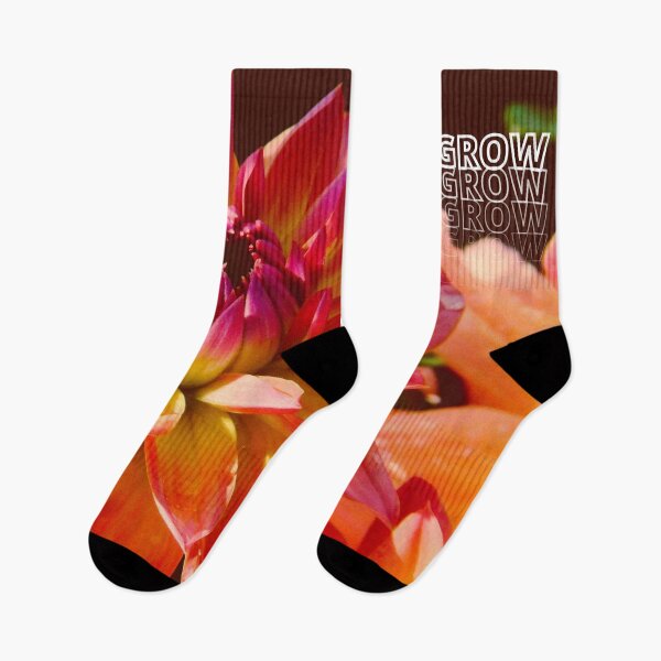 Item preview, GROW (above) - Vibrant Orange Flowers designed and sold by AliceSLee.