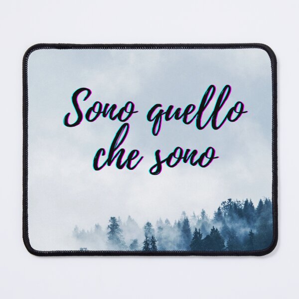 Item preview, I am what I am - popular Italian quotes theme gifts designed and sold by RebelliousRosee.