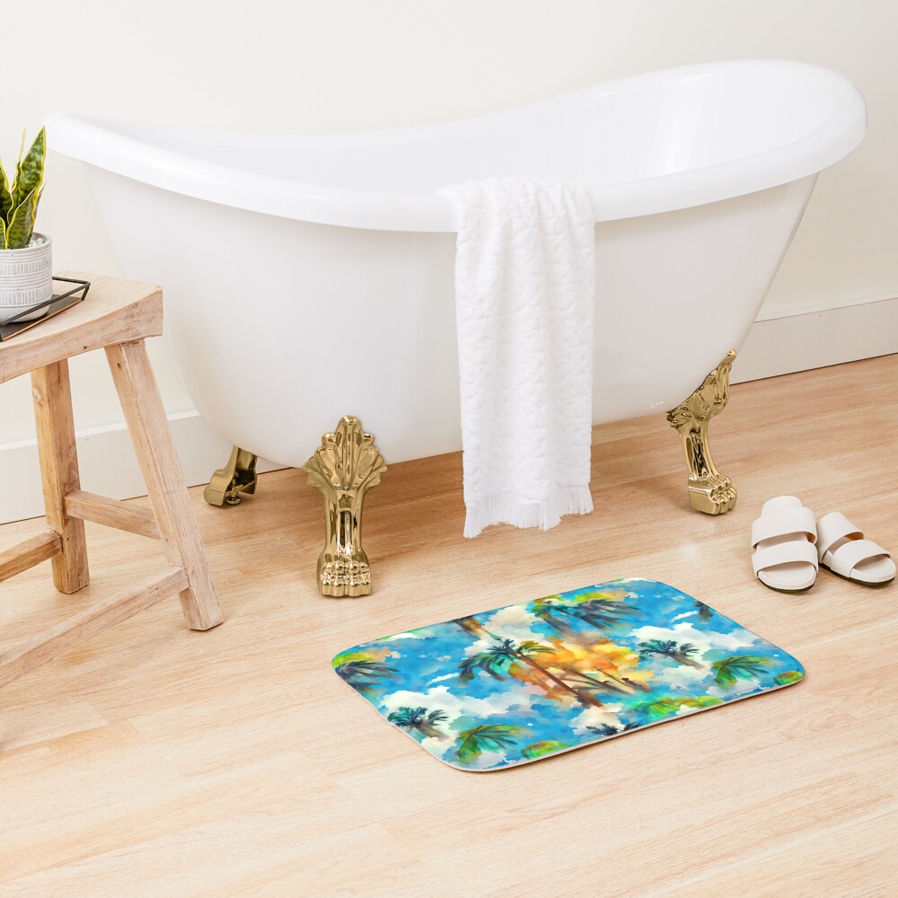 Item preview, Bath Mat designed and sold by PinterPattern.