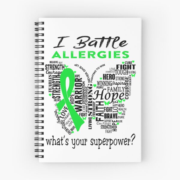 Item preview, Allergies Warrior - I Battle Allergies What is your Superpower? designed and sold by KirstybShop.