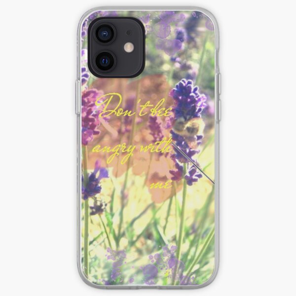 lavender and bee, forgiveness iPhone Soft Case