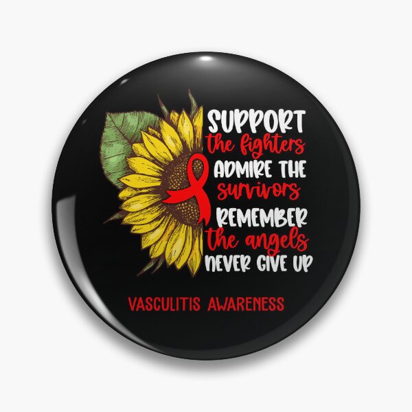 Item preview, Vasculitis Awareness - Support the Fighters Admire the Survivors Remember the Angels Never Give Up designed and sold by whlrcheryl.
