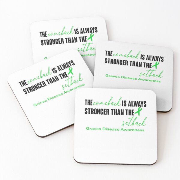 Item preview, Graves Disease Awareness - The Comeback is Always Stronger Than The Setback designed and sold by Robbsyn.