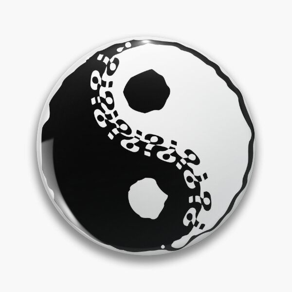 Item preview, Funny Wavy Ying Yang Feng Shui Yin Yang designed and sold by Minnesnowta.