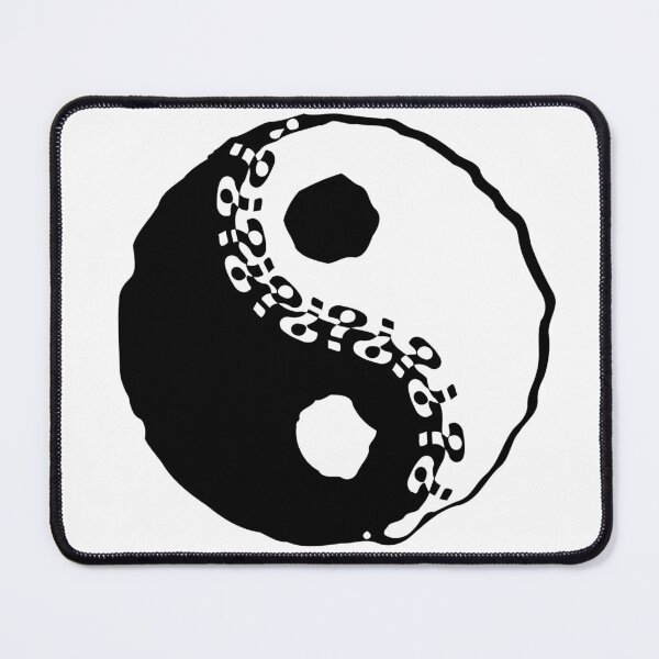 Item preview, Funny Wavy Ying Yang Feng Shui Yin Yang designed and sold by Minnesnowta.