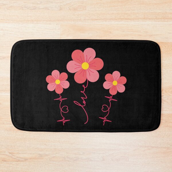 Item preview, Love Heartbeat Flowers, Pink Flowers designed and sold by JRice66.