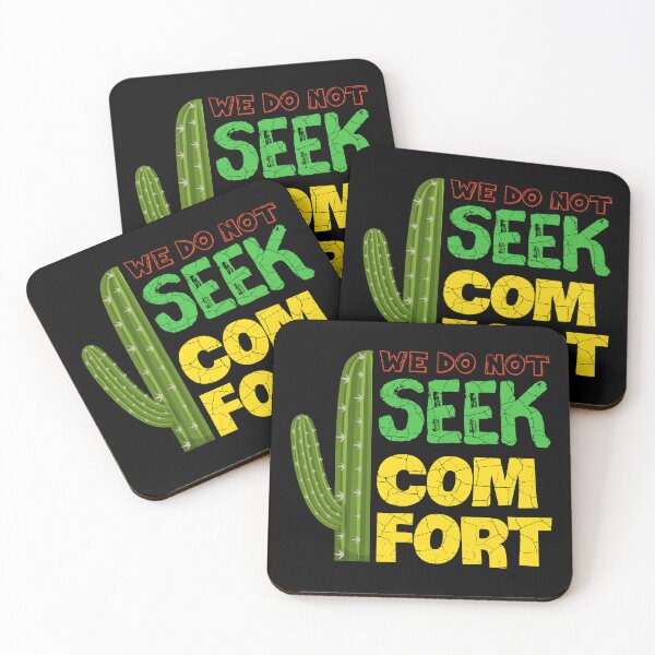 Item preview, We Do Not Seek Comfort | With Cactus designed and sold by JenTrinhArt.