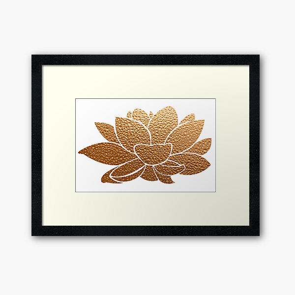 Item preview, Copper Lotus Flower designed and sold by NorthMerchCo.