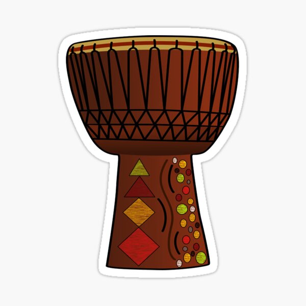 Djembe Drum Sticker
