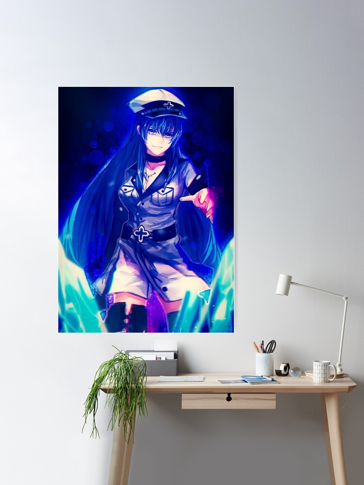 Athah Anime Akame ga Kill! Esdeath 13*19 inches Wall Poster Matte