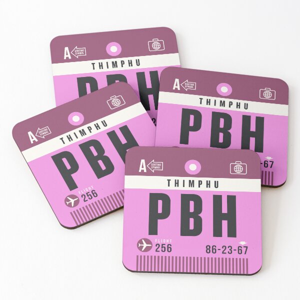 Item preview, Luggage Tag A - PBH Thimphu Bhutan designed and sold by VoodooCircus.