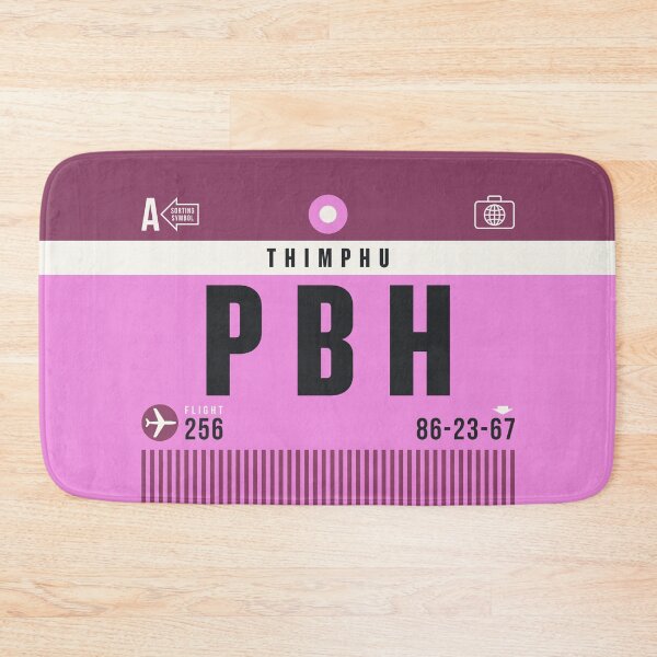 Item preview, Luggage Tag A - PBH Thimphu Bhutan designed and sold by VoodooCircus.