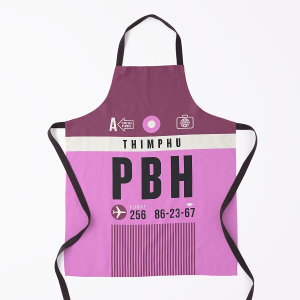 Item preview, Luggage Tag A - PBH Thimphu Bhutan designed and sold by VoodooCircus.