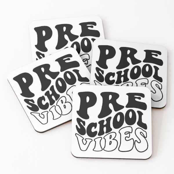 Item preview, Pre School Vibes, Teacher Student Back To School designed and sold by ZimbomDesigner.