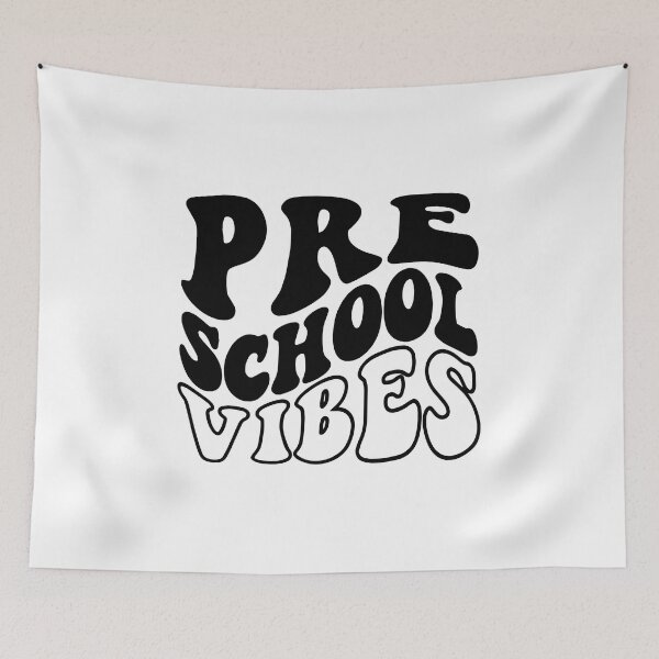 Item preview, Pre School Vibes, Teacher Student Back To School designed and sold by ZimbomDesigner.