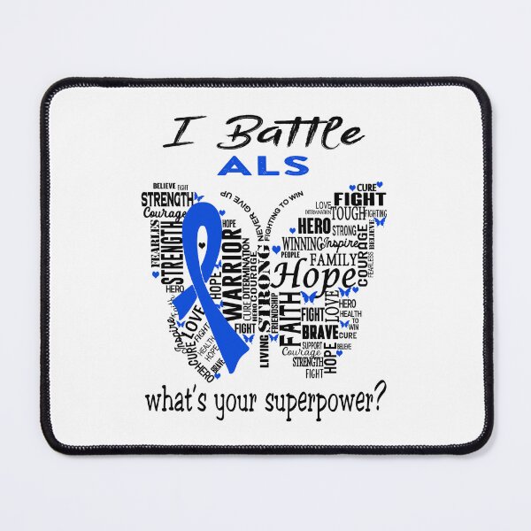 Item preview, ALS Warrior - I Battle ALS What is your Superpower? designed and sold by KirstybShop.
