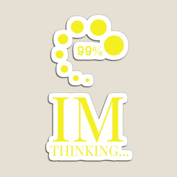 Item preview, Im Thinking Funny Text Design designed and sold by RiyonArts.