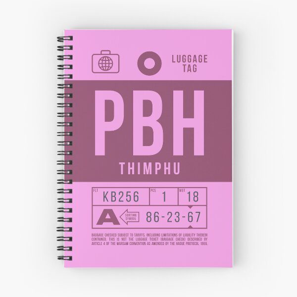 Item preview, Luggage Tag B - PBH Thimphu Bhutan designed and sold by VoodooCircus.