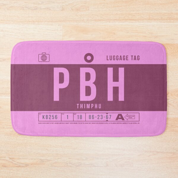 Item preview, Luggage Tag B - PBH Thimphu Bhutan designed and sold by VoodooCircus.