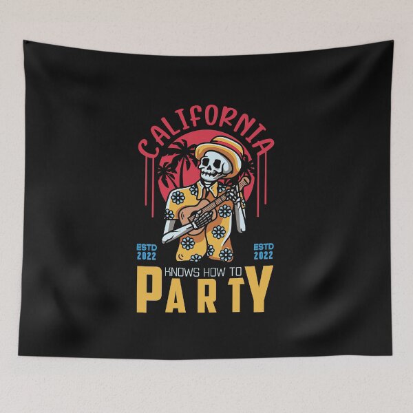 Item preview, California Knows How To Party, California Love designed and sold by graphic-genie.