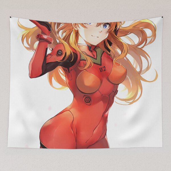 Item preview, Asuka Langley Soryu Neon Genesis Evangelion Artwork designed and sold by freddiecatt.
