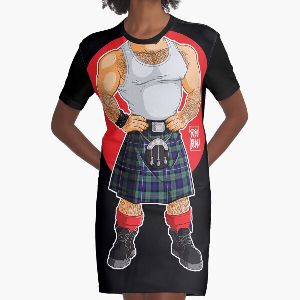 ADAM LIKES KILTS Graphic T-Shirt Dress