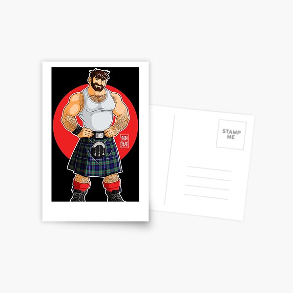 ADAM LIKES KILTS Postcard