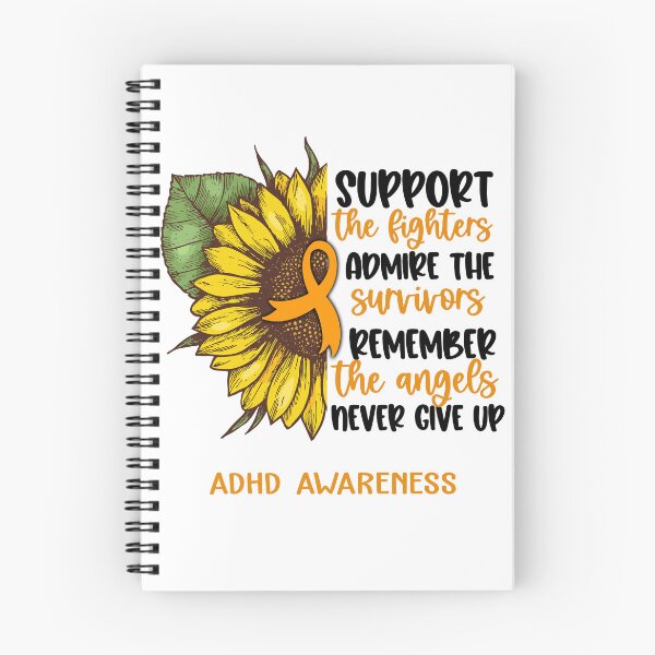 Item preview, ADHD Awareness - Support the Fighters Admire the Survivors Remember the Angels Never Give Up designed and sold by whlrcheryl.