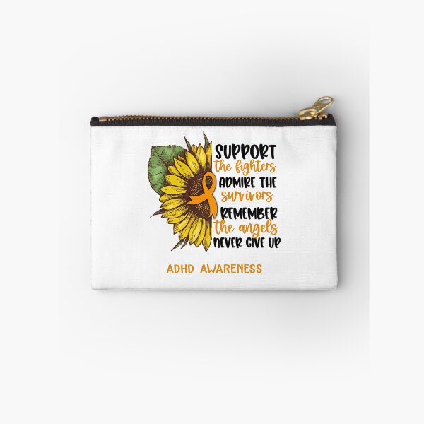 Item preview, ADHD Awareness - Support the Fighters Admire the Survivors Remember the Angels Never Give Up designed and sold by whlrcheryl.