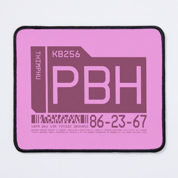 Item preview, Luggage Tag C - PBH Thimphu Bhutan designed and sold by VoodooCircus.