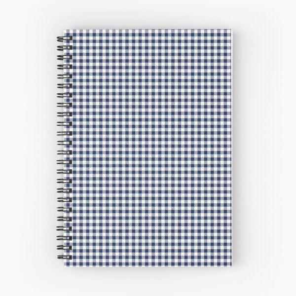 Item preview, Gingham Checkered Buffalo Plaid Navy Blue and White Pattern designed and sold by SqueakyRicardo.